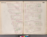 New York City, NY Fire Insurance 1853 Sheet 45 V4 - Old Map Reprint - New York