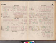 New York City, NY Fire Insurance 1853 Sheet 56 V4 - Old Map Reprint - New York