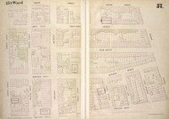 New York City, NY Fire Insurance 1854 Sheet 57 V5 - Old Map Reprint - New York