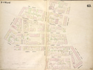 New York City, NY Fire Insurance 1854 Sheet 63 V5 - Old Map Reprint - New York