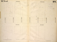 New York City, NY Fire Insurance 1854 Sheet 84 V6 - Old Map Reprint - New York