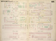 New York City, NY Fire Insurance 1854 Sheet 88 V7 - Old Map Reprint - New York