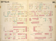 New York City, NY Fire Insurance 1854 Sheet 94 V7 - Old Map Reprint - New York