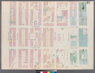 New York City, NY Fire Insurance 1857 Sheet 27 V2 - Old Map Reprint - New York