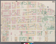 New York City, NY Fire Insurance 1857 Sheet 28 V2 - Old Map Reprint - New York