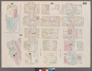 New York City, NY Fire Insurance 1857 Sheet 30 V2 - Old Map Reprint - New York
