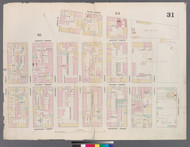 New York City, NY Fire Insurance 1859 Sheet 31 V3 - Old Map Reprint - New York