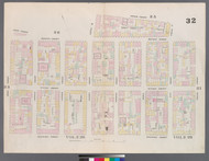 New York City, NY Fire Insurance 1859 Sheet 32 V3 - Old Map Reprint - New York