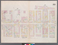 New York City, NY Fire Insurance 1859 Sheet 33 V3 - Old Map Reprint - New York