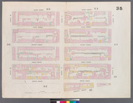 New York City, NY Fire Insurance 1859 Sheet 35 V3 - Old Map Reprint - New York