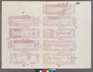 New York City, NY Fire Insurance 1859 Sheet 36 V3 - Old Map Reprint - New York