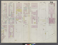 New York City, NY Fire Insurance 1859 Sheet 38 V3 - Old Map Reprint - New York