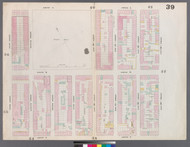New York City, NY Fire Insurance 1859 Sheet 39 V3 - Old Map Reprint - New York