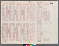 New York City, NY Fire Insurance 1859 Sheet 40 V3 - Old Map Reprint - New York
