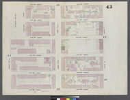 New York City, NY Fire Insurance 1859 Sheet 43 V3 - Old Map Reprint - New York
