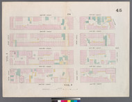 New York City, NY Fire Insurance 1859 Sheet 45 V3 - Old Map Reprint - New York