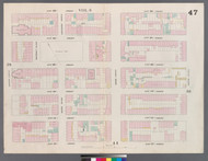 New York City, NY Fire Insurance 1859 Sheet 47 V3 - Old Map Reprint - New York