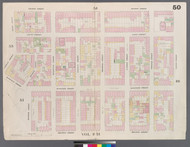 New York City, NY Fire Insurance 1859 Sheet 50 V4 - Old Map Reprint - New York