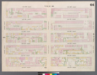 New York City, NY Fire Insurance 1859 Sheet 64 V4 - Old Map Reprint - New York