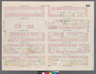 New York City, NY Fire Insurance 1859 Sheet 65 V4 - Old Map Reprint - New York