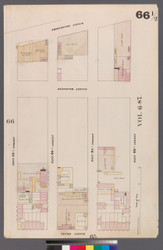 New York City, NY Fire Insurance 1859 Sheet 66 1/2 V4 - Old Map Reprint - New York