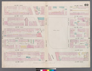 New York City, NY Fire Insurance 1859 Sheet 69 V5 - Old Map Reprint - New York