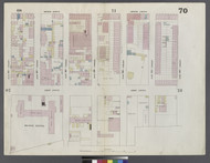 New York City, NY Fire Insurance 1859 Sheet 70 V5 - Old Map Reprint - New York