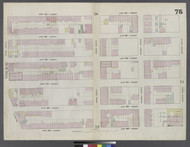 New York City, NY Fire Insurance 1859 Sheet 75 V5 - Old Map Reprint - New York