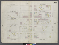 New York City, NY Fire Insurance 1859 Sheet 80 V5 - Old Map Reprint - New York