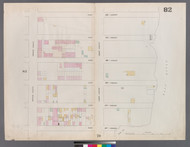 New York City, NY Fire Insurance 1859 Sheet 82 V5 - Old Map Reprint - New York