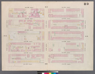 New York City, NY Fire Insurance 1859 Sheet 89 V6 - Old Map Reprint - New York