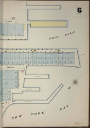 Brooklyn, NY Fire Insurance 1886 Sheet 6-R V1 - Old Map Reprint - New York