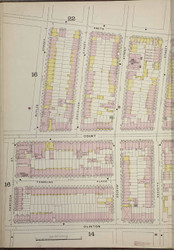 Brooklyn, NY Fire Insurance 1886 Sheet 17-L V1 - Old Map Reprint - New York