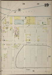 Brooklyn, NY Fire Insurance 1886 Sheet 19-R V1 - Old Map Reprint - New York