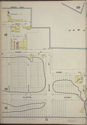 Brooklyn, NY Fire Insurance 1886 Sheet 20-L V1 - Old Map Reprint - New York