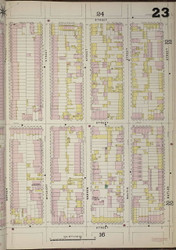 Brooklyn, NY Fire Insurance 1886 Sheet 23-R V1 - Old Map Reprint - New York