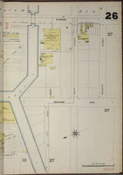 Brooklyn, NY Fire Insurance 1886 Sheet 26-R V1 - Old Map Reprint - New York
