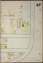 Brooklyn, NY Fire Insurance 1886 Sheet 27-R V1 - Old Map Reprint - New York