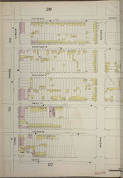 Brooklyn, NY Fire Insurance 1886 Sheet 28-L V1 - Old Map Reprint - New York