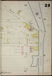 Brooklyn, NY Fire Insurance 1886 Sheet 28-R V1 - Old Map Reprint - New York