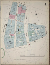 Manhattan, NY Fire Insurance 1894 Sheet 2R V1 - Old Map Reprint - New York