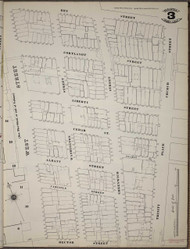 Manhattan, NY Fire Insurance 1894 Sheet 3 SW V1 - Old Map Reprint - New York
