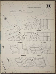 Manhattan, NY Fire Insurance 1894 Sheet 8 SW V1 - Old Map Reprint - New York