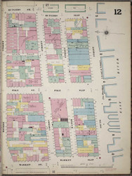 Manhattan, NY Fire Insurance 1894 Sheet 12 R V1 - Old Map Reprint - New York