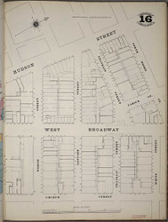 Manhattan, NY Fire Insurance 1894 Sheet 16SS V1 - Old Map Reprint - New York