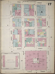 Manhattan, NY Fire Insurance 1894 Sheet 17 V1 - Old Map Reprint - New York