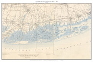 Long Beach & Jones Beach 1903 - Custom USGS Old Topo Map - New York - Long Island