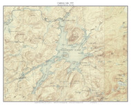 Cranberry Lake 1921 - Custom USGS Old Topo Map - New York - Adirondack Lakes