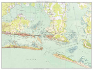 Morehead City and Beaufort 1951 - Custom USGS Old Topo Map - North Carolina