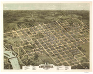 Columbia, South Carolina 1872 Bird's Eye View